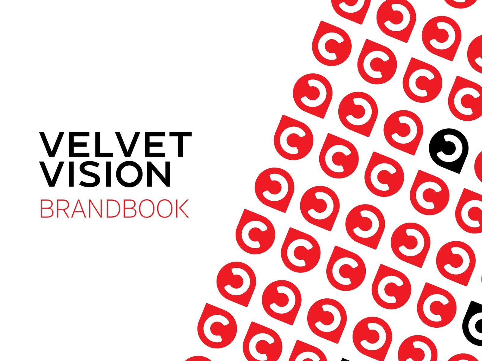 Velvet Vision · capa do manual de marca
