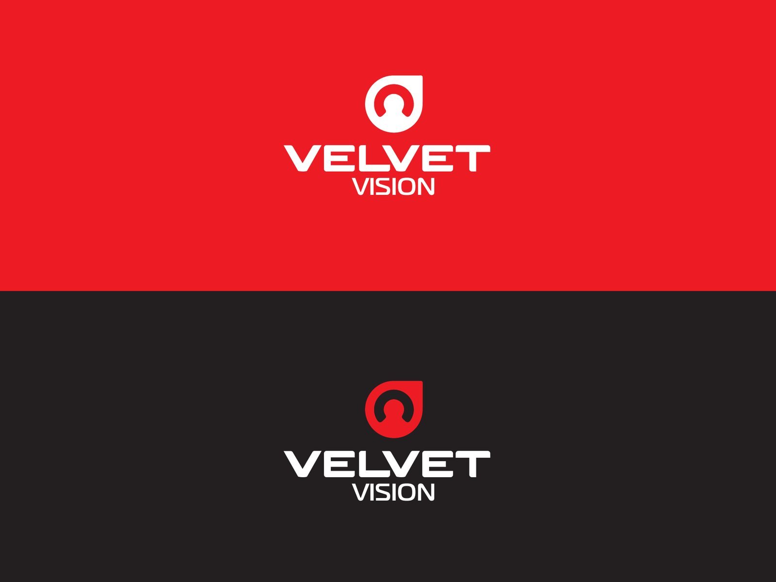 Velvet Vision · Versões a cores e em negativo