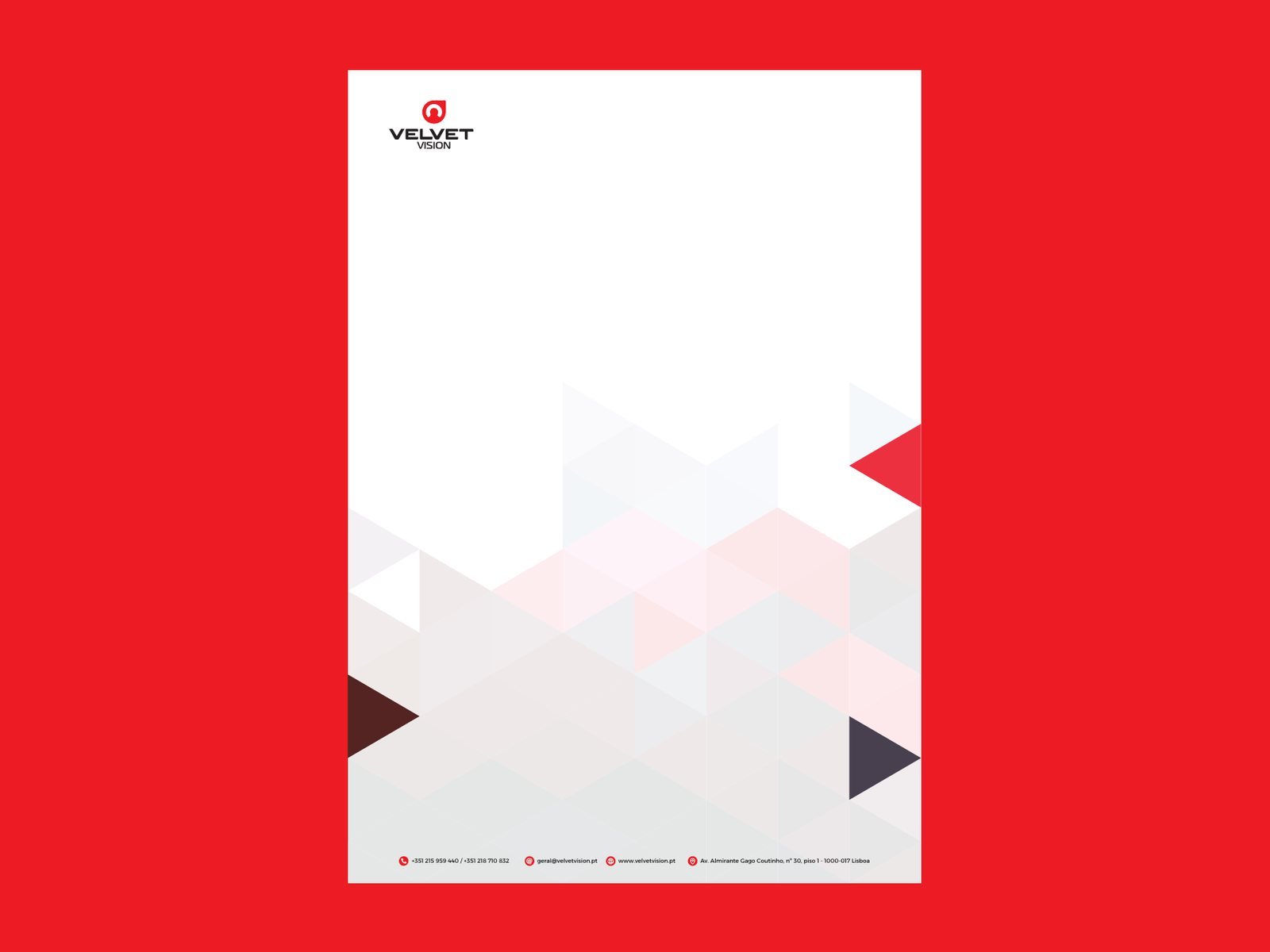 Velvet Vision · Papel timbrado